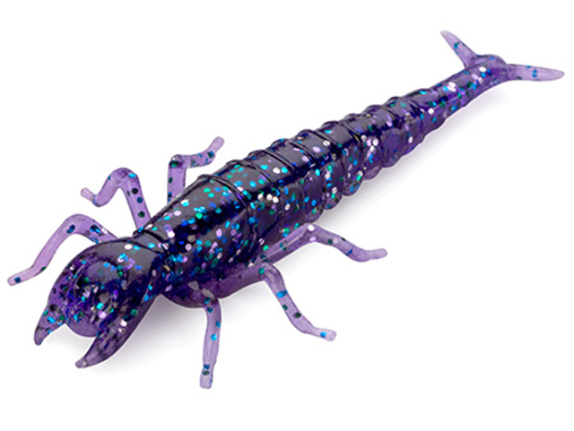 Nălucă - FishUp Diving Bug 5cm #060 Dark Violet Peacock & Silver 5cm #060 Dark Violet Peacock & Silver