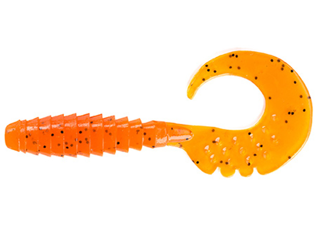 Nălucă - FishUp Fancy Grub 6.3cm #049 Orange Pumpkin Black 6.3cm Orange Pumpkin Black
