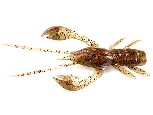 Nălucă - FishUp Real Craw 5cm #045 Green Pumpkin Red and Black 5cm #045 Green Pumpkin Red and Black