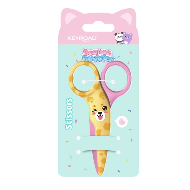 Foarfeca Keyroad Bounce Buddies KR980049, plastic, prescolari, diverse culori, blister [1]