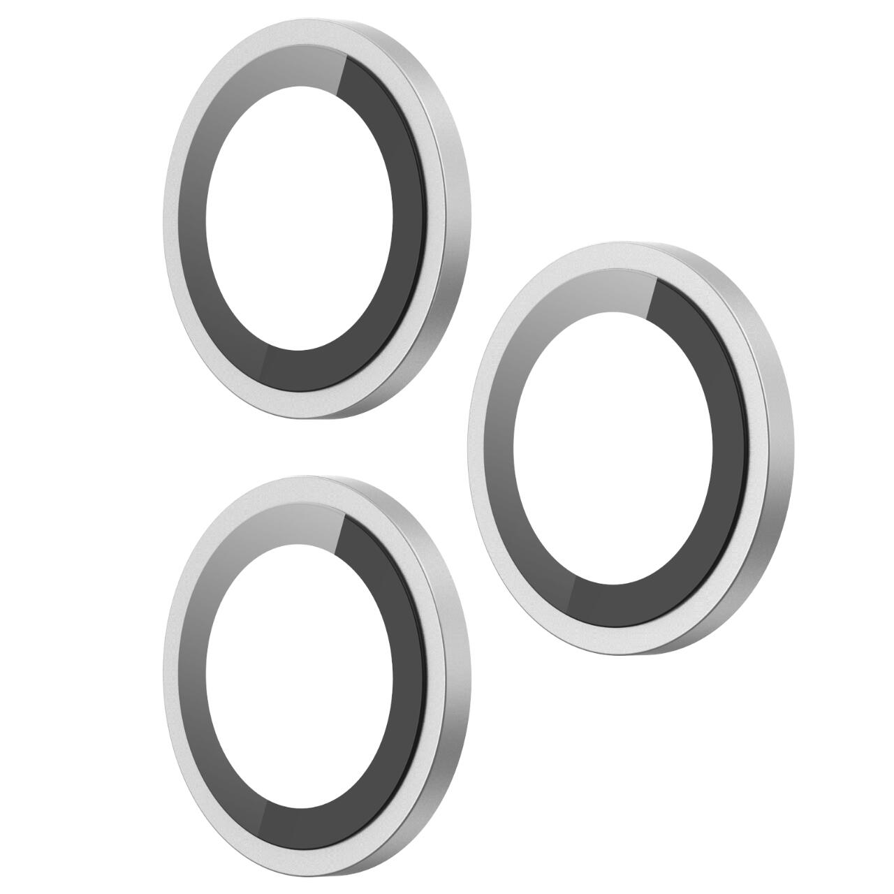 Devia Folie Sticla Camera Peak Series iPhone 16 Pro / 16 Pro Max pachet de 3 buc Argintiu [2]