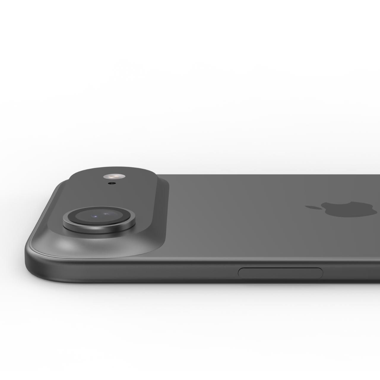 Devia Folie Sticla Camera Peak Series iPhone Air Black [2]