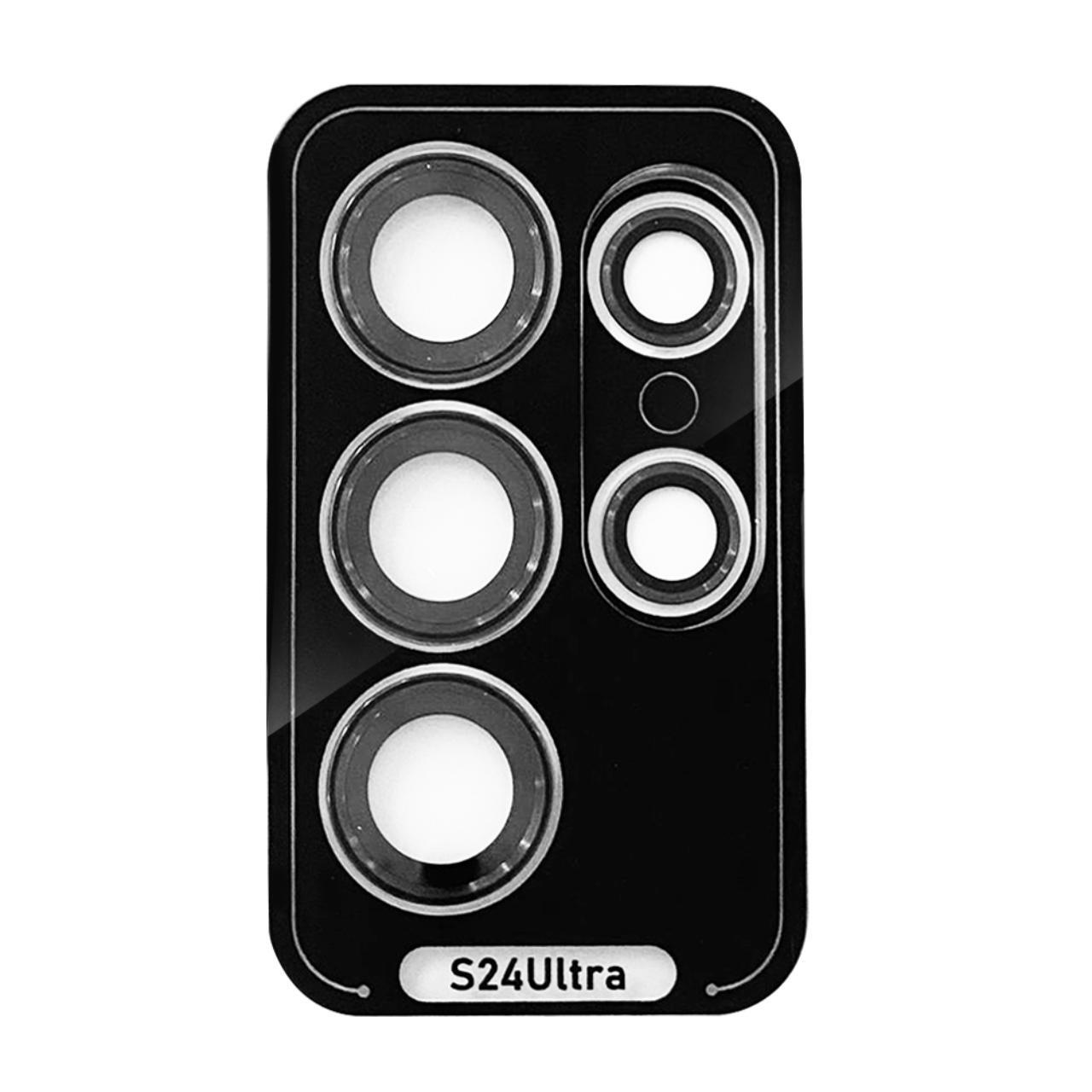 Devia Folie Sticla Camera Peak Series Samsung Galaxy S24 Ultra, pachet de 5 buc.Negru [4]