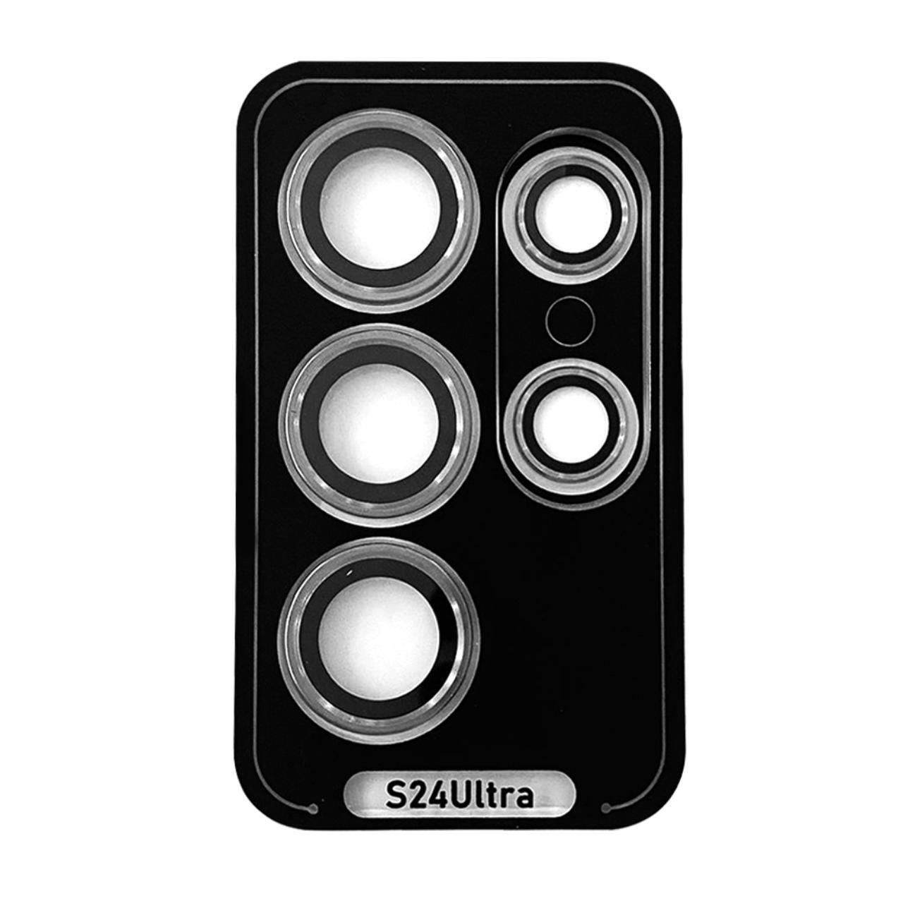 Devia Folie Sticla Camera Peak Series Samsung Galaxy S24 Ultra, pachet de 5 buc,Argintiu [1]