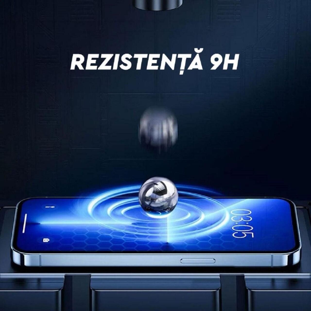 Lemontti Folie Sticla Full Fit iPhone 16 Plus Negru [1]