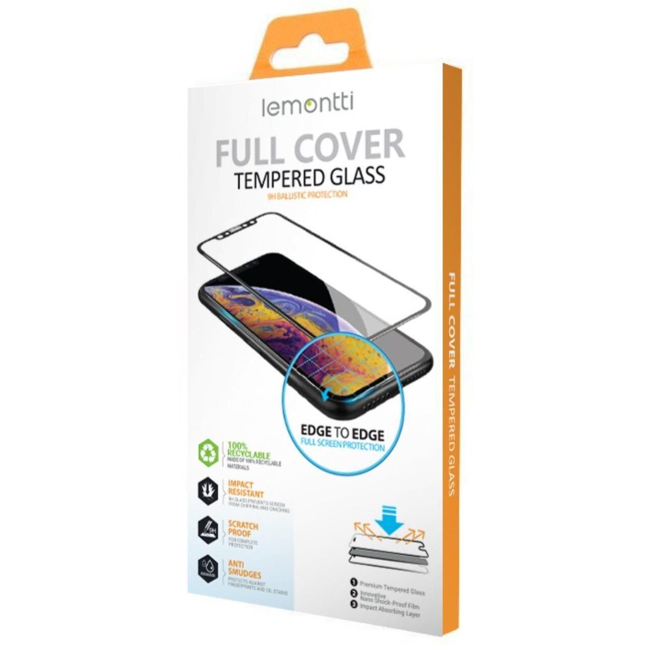 Lemontti Folie Sticla Full Fit Motorola Moto E5 Plus Negru [5]
