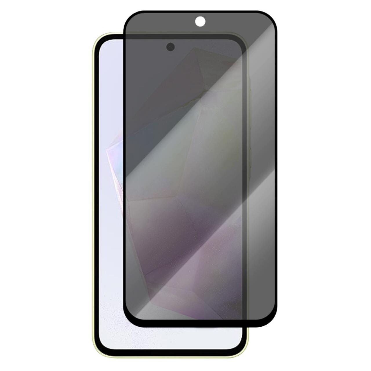 Folii Telefoane - Lemontti Folie Sticla Privacy Full Fit Samsung Galaxy A35 / A55 Negru