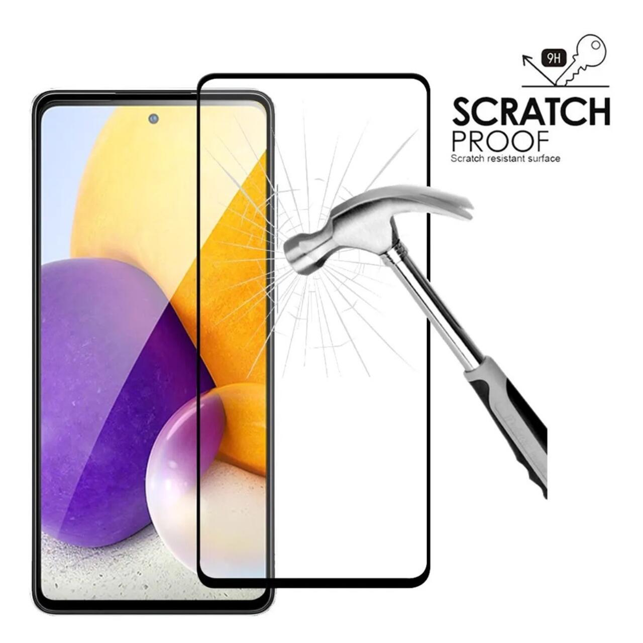 Folii Telefoane - Folie Samsung Galaxy A53 5G Lemontti Sticla Full Fit Black