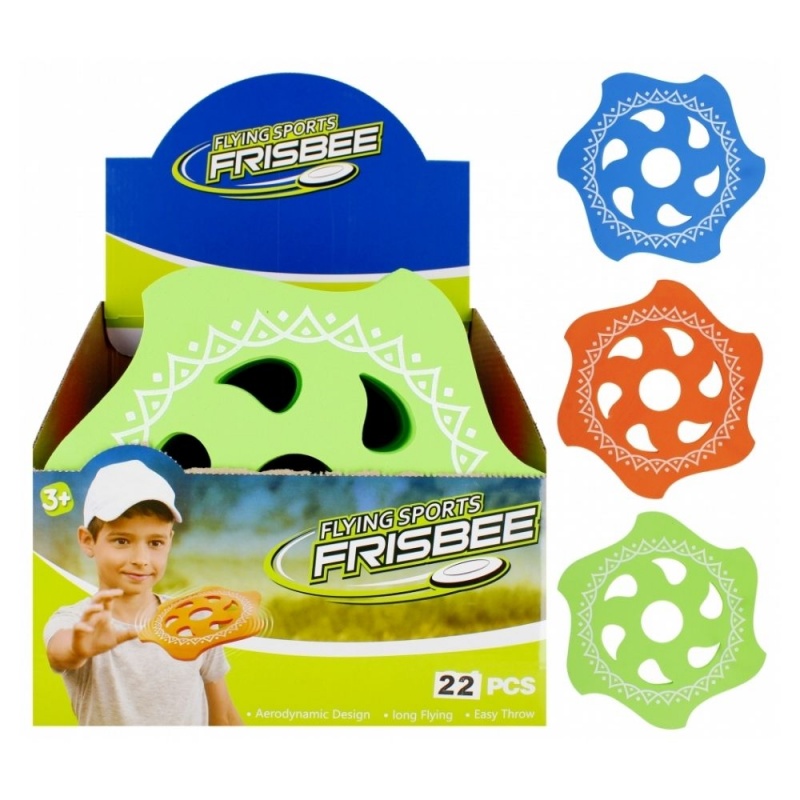 Jucării și Jocuri pentru copii - Frisbee - disc zburator, 26cm diametru, spuma, diverse culori, 3+ ani, MegaCreative, 532372
