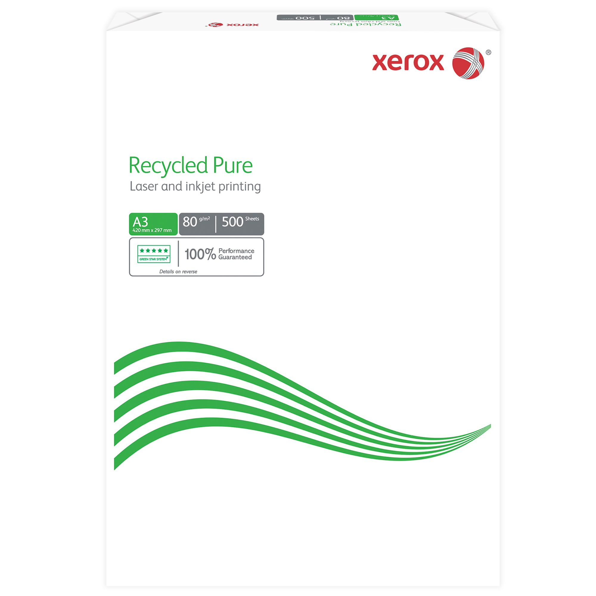 Hârtie pentru copiator - Hartie copiator a3 recycled pure 80g 500/top xerox