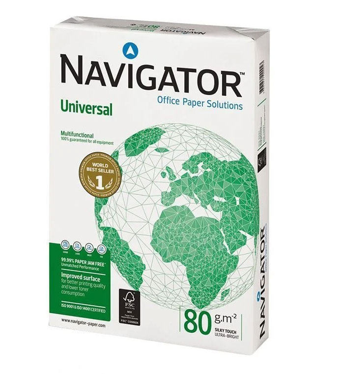 Hârtie pentru copiator - Hartie copiator a4 navigator 80g 500/top
