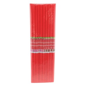 Art & Craft si Artizanat - Hartie creponata daco rosu hc018 10 buc