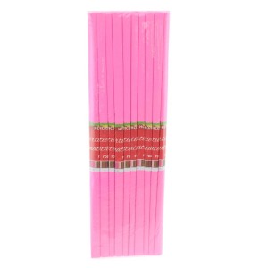Art & Craft si Artizanat - Hartie creponata daco roz hc019 10 buc