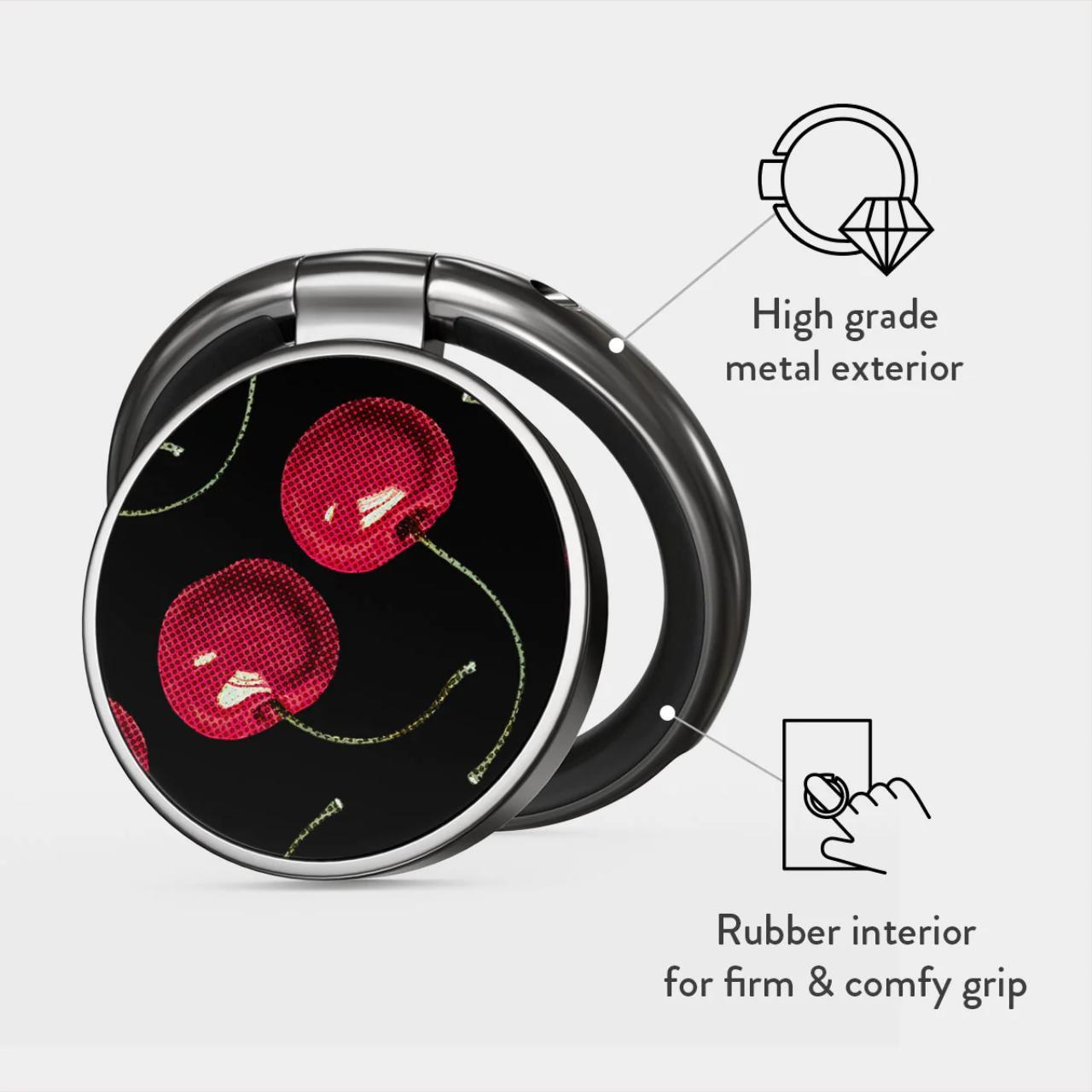 Laptop, Tablete & Telefoane - Burga Inel pentru telefon Gunmetal Cherrybomb