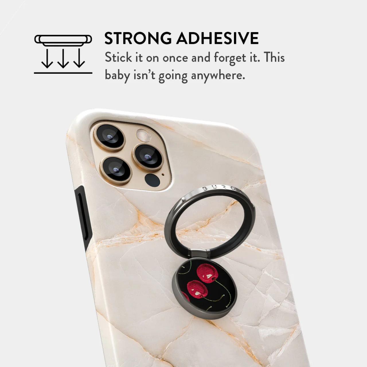 Burga Inel pentru telefon Gunmetal Cherrybomb [3]