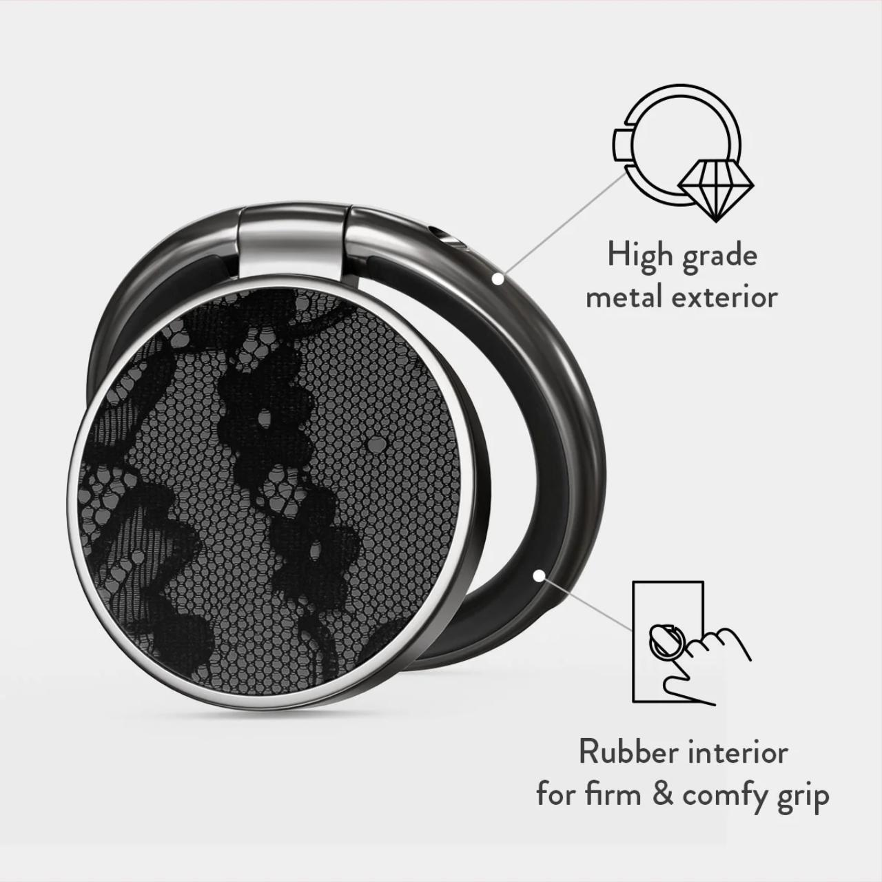Laptop, Tablete & Telefoane - Burga Inel pentru telefon Gunmetal Magnetic