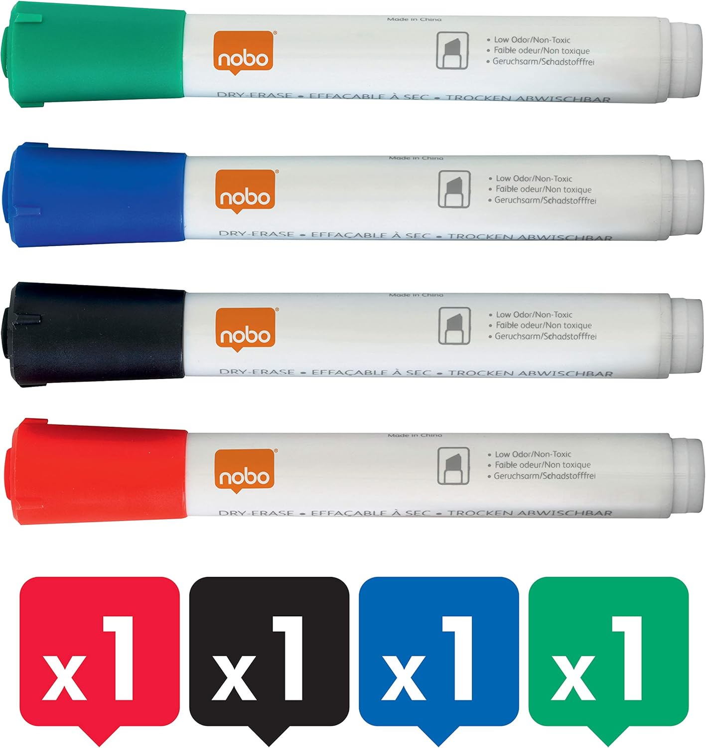 Kit whiteboard (4 markere + burete + rezerva + spray 50ml) nobo [3]