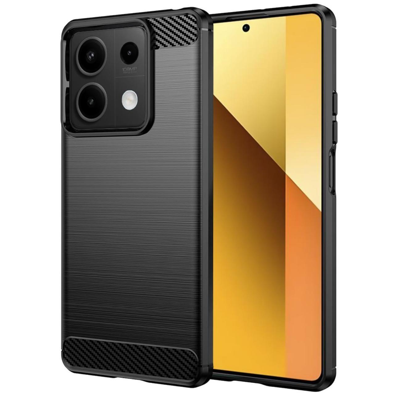 Lemontti Husa Carbon Case Flexible Xiaomi Redmi Note 13 5G Negru [5]