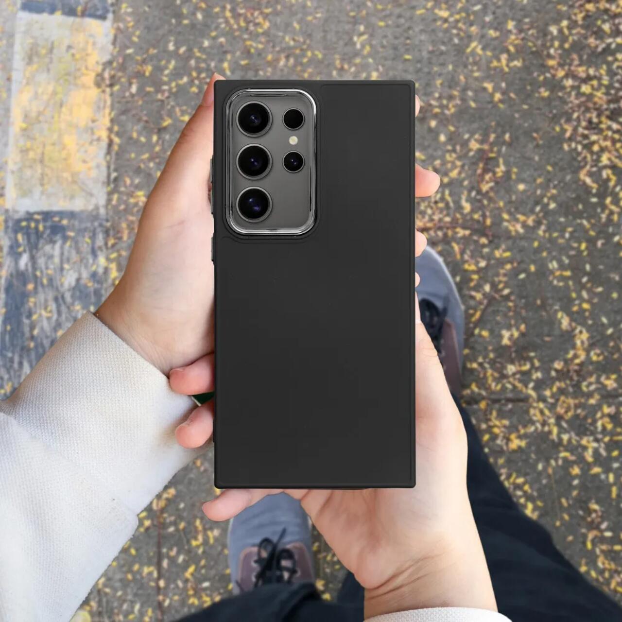Lemontti Husa Frame Samsung Galaxy S25 Ultra Negru [3]