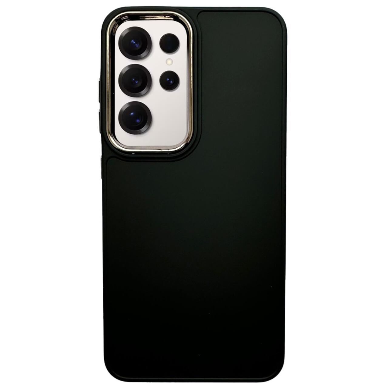 Laptop, Tablete & Telefoane - Lemontti Husa Frame Samsung Galaxy S25 Ultra Negru