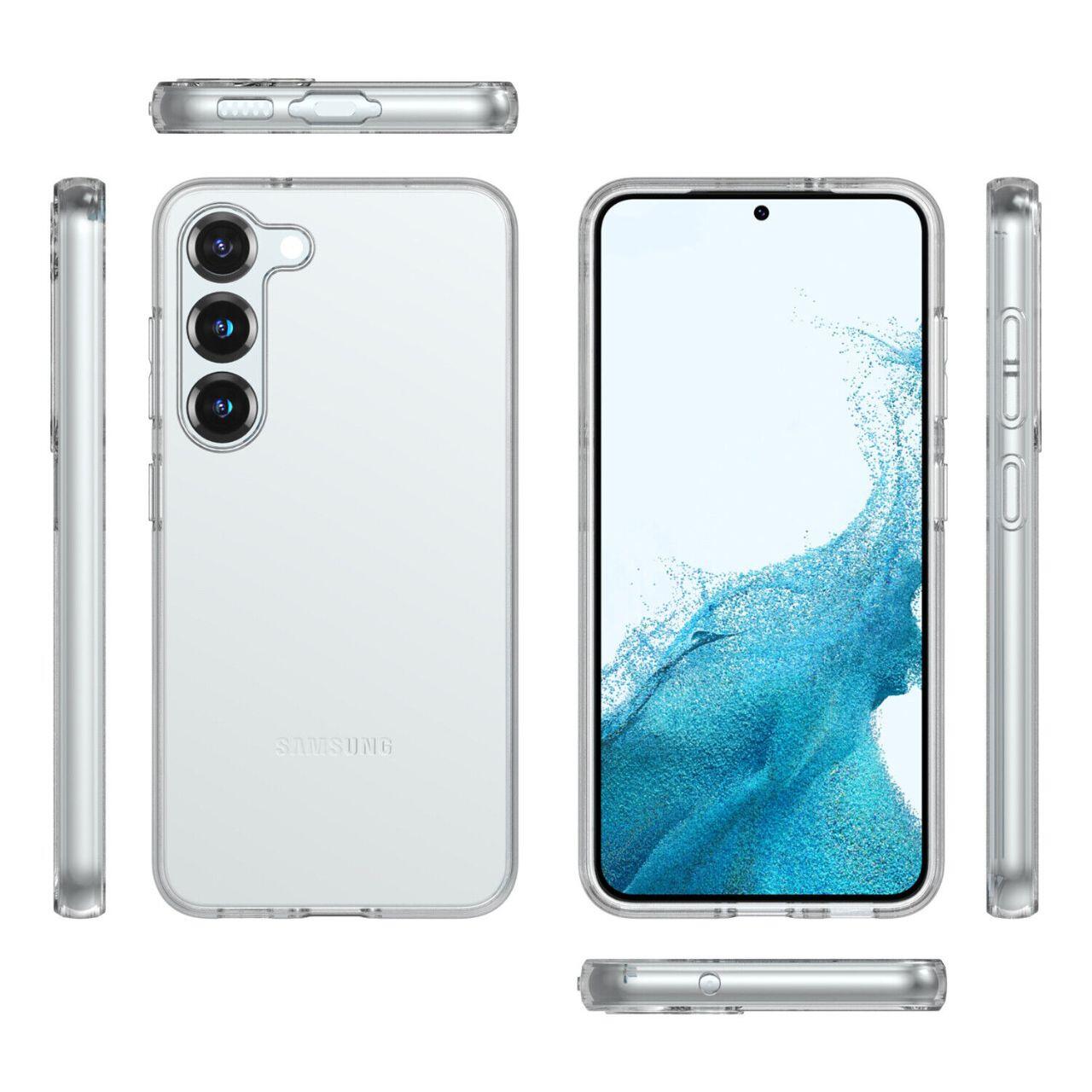 Laptop, Tablete & Telefoane - Lemontti Husa Silicon Samsung Galaxy S23 Transparent