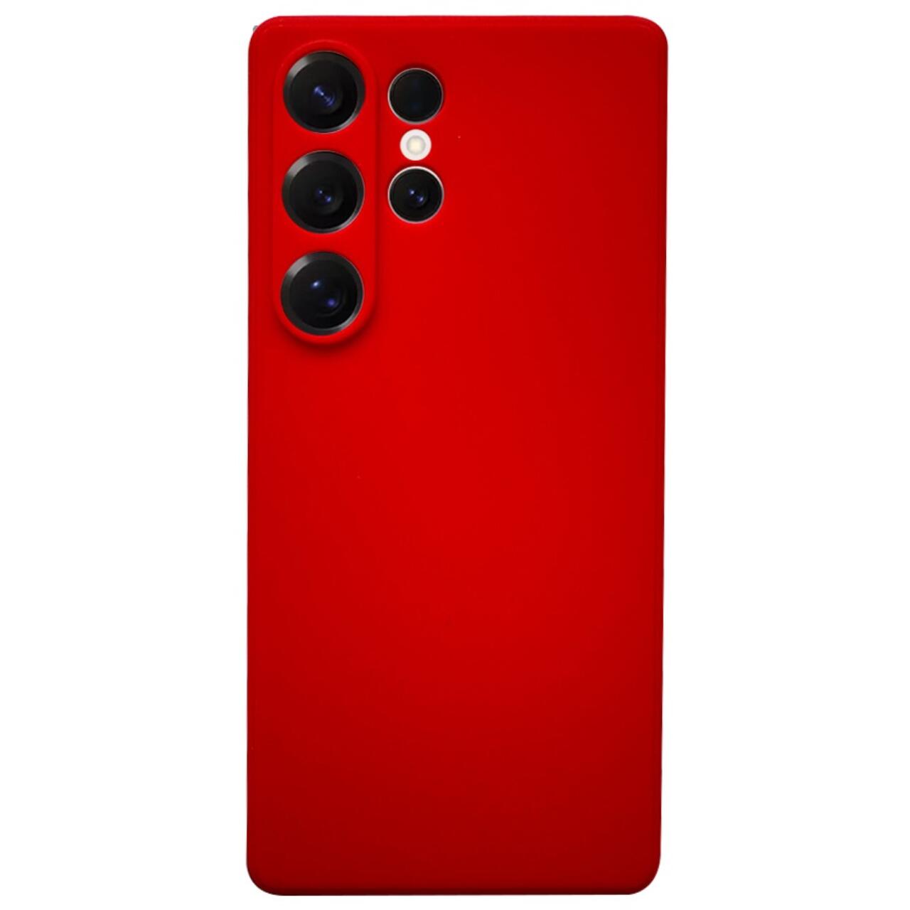 Lemontti Husa Silicon Silky Samsung Galaxy S25 Ultra Rosu [2]