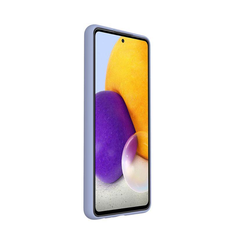 Laptop, Tablete & Telefoane - Husa Samsung Galaxy A72 / A72 5G Lemontti Silicon Soft Slim Lavender Gray