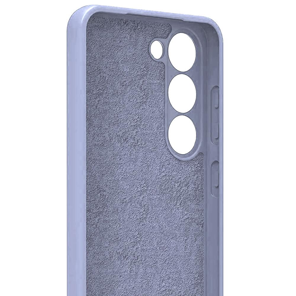 Lemontti Husa Silicon Soft Slim Samsung Galaxy S23 Plus, material mat si fin, captusit cu microfibra, Lila [1]