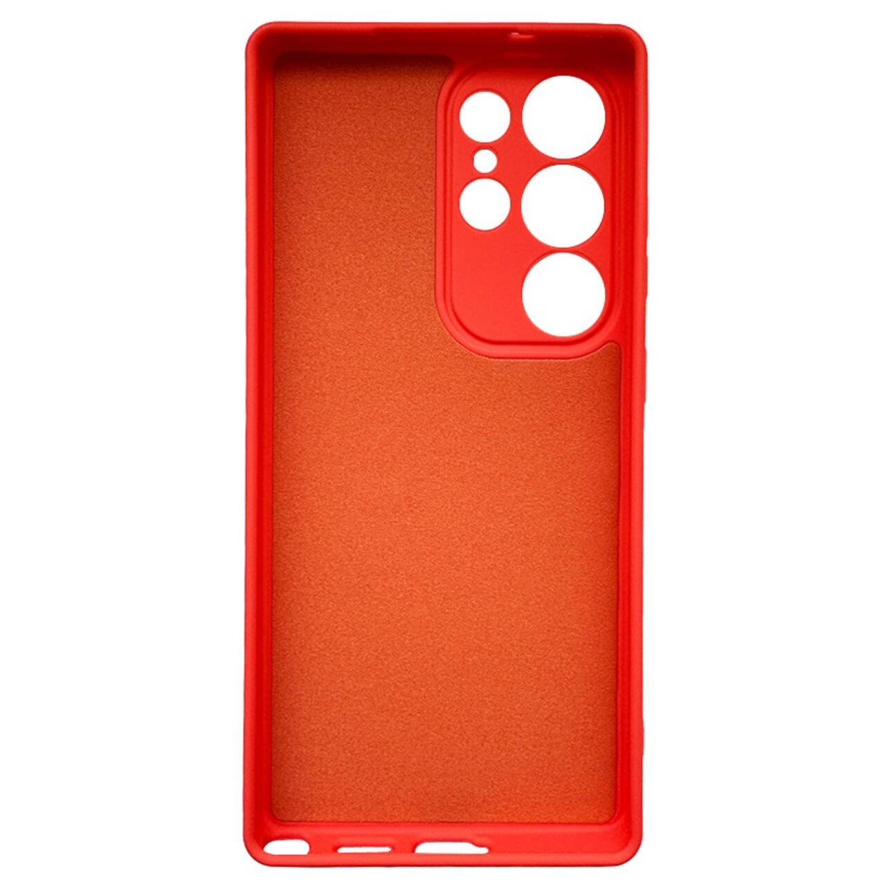 Lemontti Husa Silicon Soft Slim Samsung Galaxy S25 Ultra Portocaliu [1]