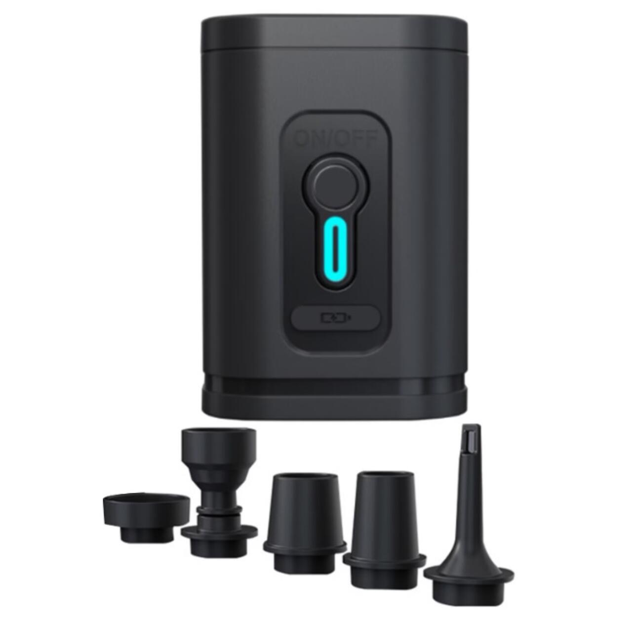 Lemontti Rucsac Smart Premium cu Vacuum si pompa vid 5 capete inclusa, 30-60L pentru cabina avion, impermeabil, doua mufe incarcare USB: USB-A si Type-C, extensie suplimentara, sistem antifurt, Negru [14]
