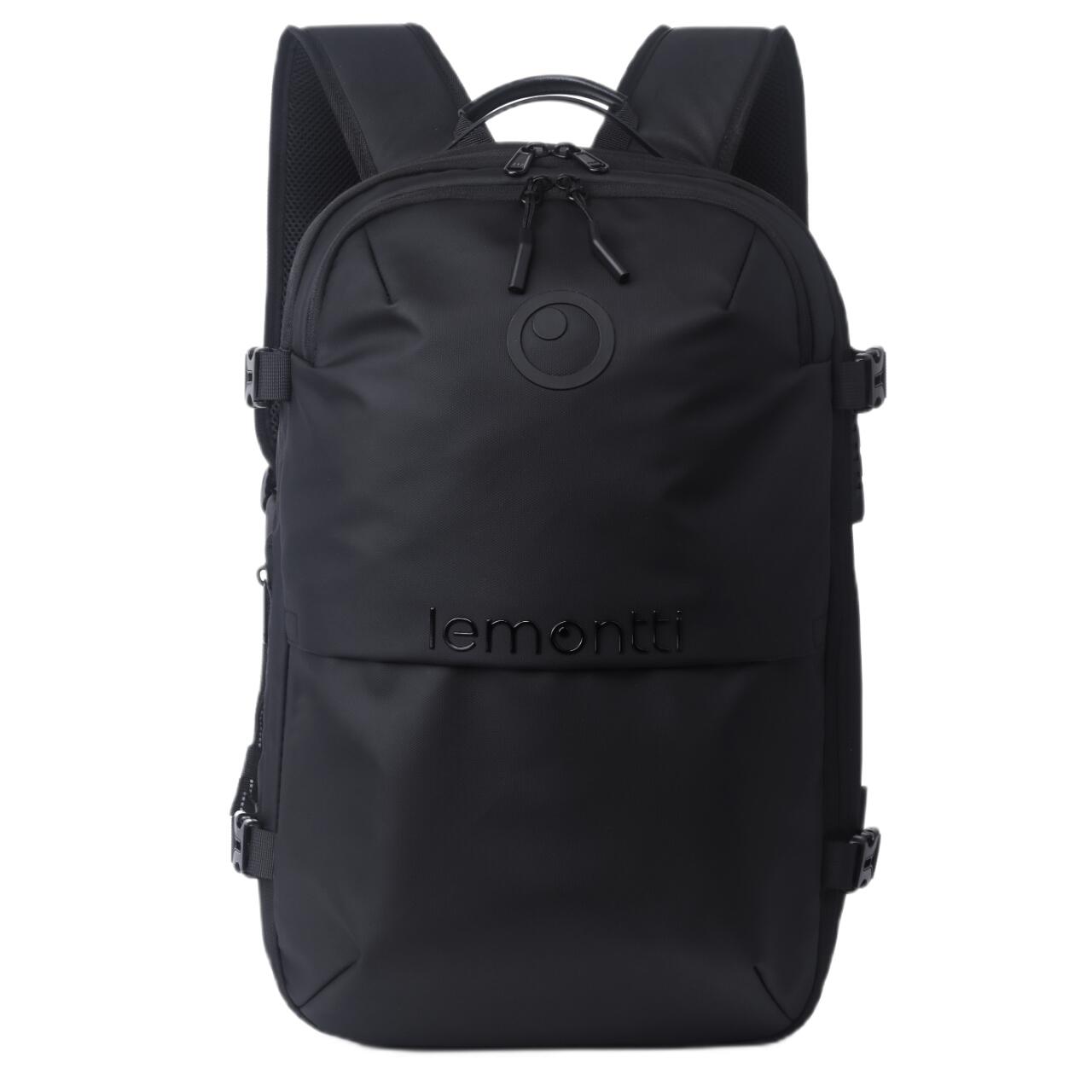 Laptop, Tablete & Telefoane - Lemontti Rucsac Smart Premium cu Vacuum si pompa vid 5 capete inclusa, 30-60L pentru cabina avion, impermeabil, doua mufe incarcare USB: USB-A si Type-C, extensie suplimentara, sistem antifurt, Negru