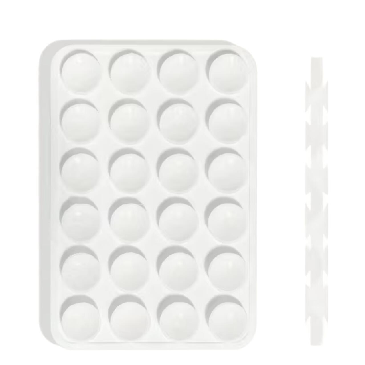 Lemontti Suport Silicon Duo cu ventuze pentru telefon Alb [1]