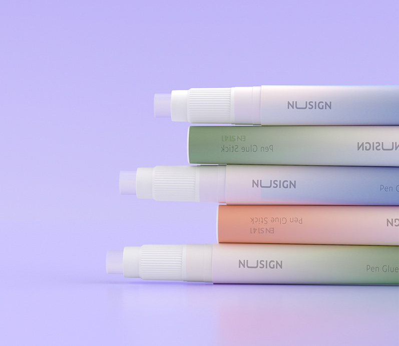 Lipici tip creion 2.2g roz nusign deli [2]