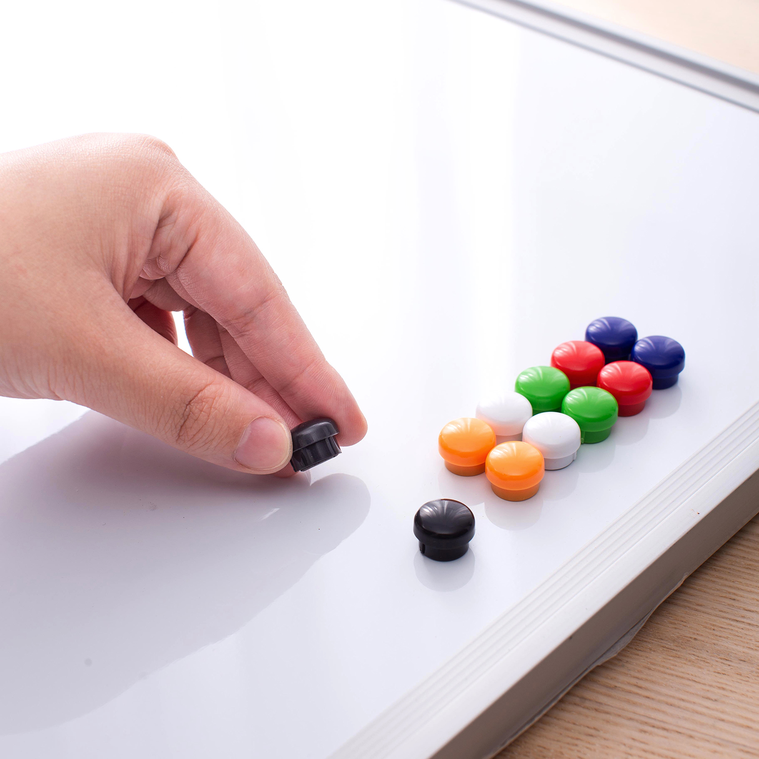 Magneti whiteboard 15mm 12 buc/set deli [2]