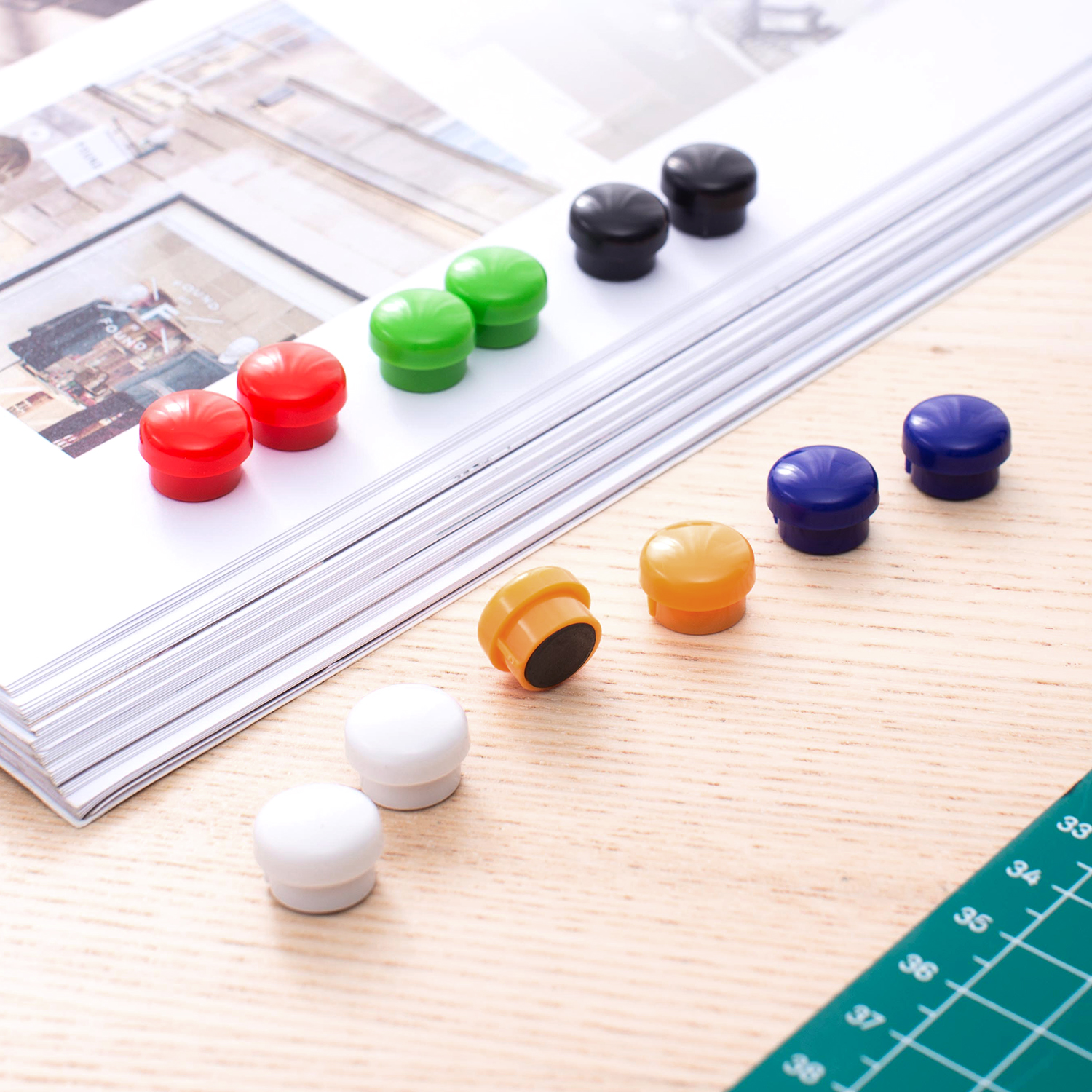 Magneti whiteboard 15mm 12 buc/set deli [3]