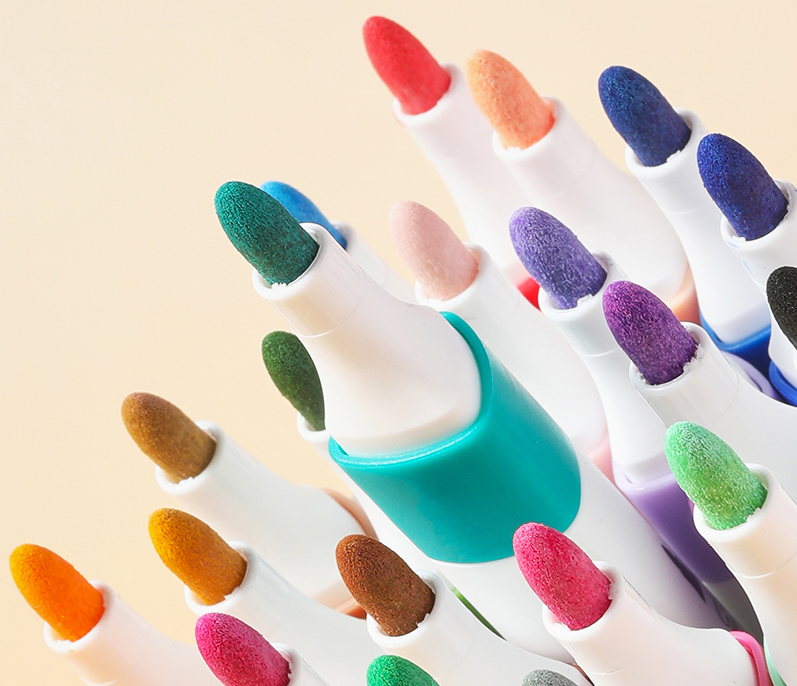 Marker acrilic albastru pastel color emotion deli [1]