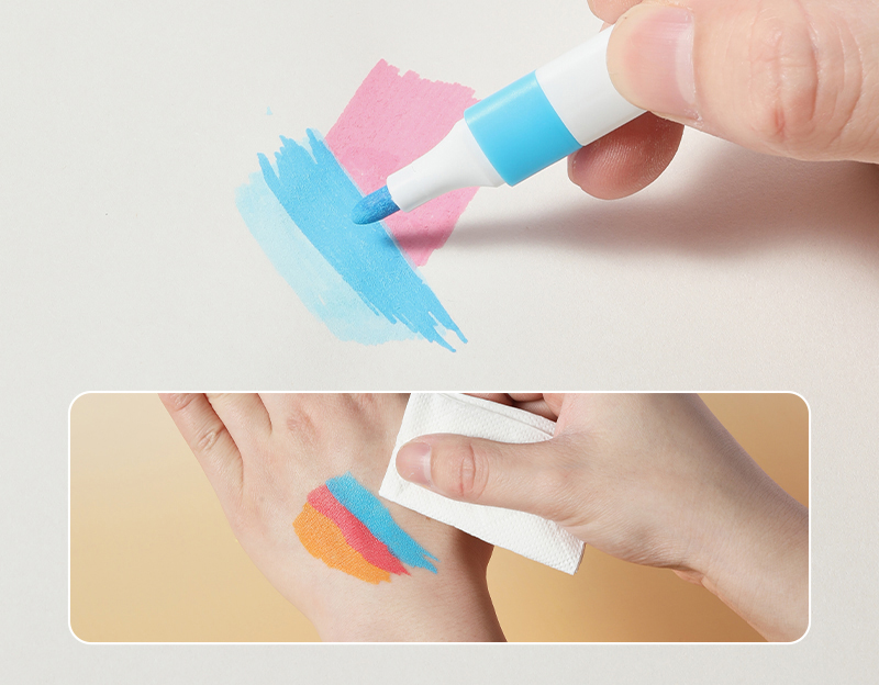 Marker acrilic albastru pastel color emotion deli [2]