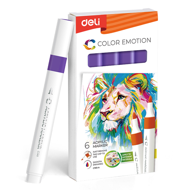 Art & Craft si Artizanat - Marker acrilic mov color emotion deli