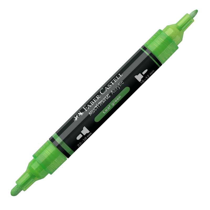 Art & Craft si Artizanat - Marker acrilic multimark cul. 112 verde frunza faber-castell