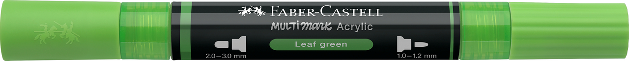 Marker acrilic multimark cul. 112 verde frunza faber-castell [2]