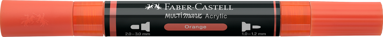 Marker acrilic multimark cul. 115 portocaliu faber-castell [3]