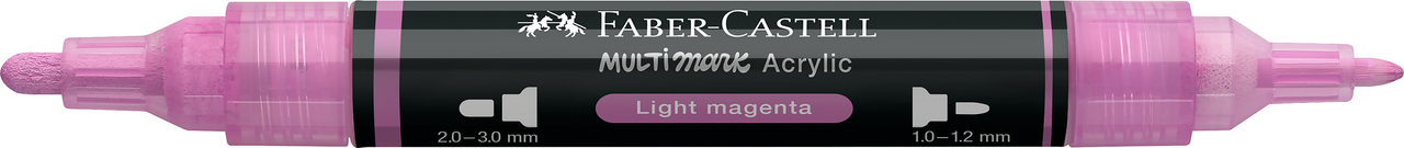 Marker acrilic multimark cul. 119 magenta deschis faber-castell [1]