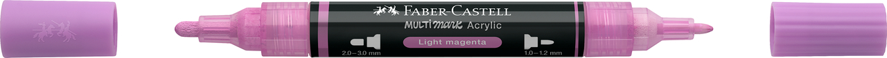Marker acrilic multimark cul. 119 magenta deschis faber-castell [3]