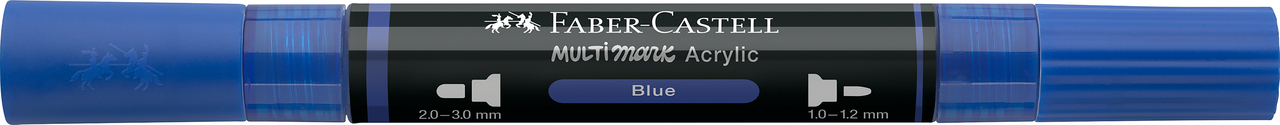 Marker acrilic multimark cul. 120 albastru faber-castell [2]
