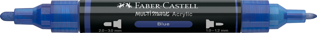 Marker acrilic multimark cul. 120 albastru faber-castell [1]