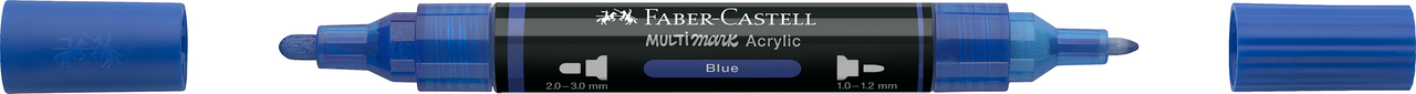 Marker acrilic multimark cul. 120 albastru faber-castell [3]