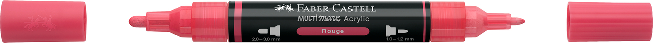 Marker acrilic multimark cul. 124 rosu faber-castell [2]