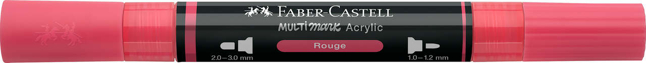 Marker acrilic multimark cul. 124 rosu faber-castell [3]
