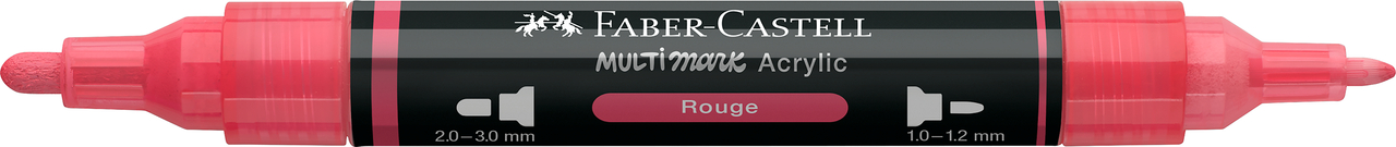 Marker acrilic multimark cul. 124 rosu faber-castell [1]