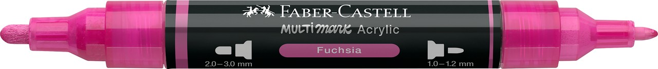 Marker acrilic multimark cul. 125 fuschia faber-castell [1]